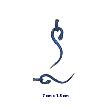 Classic Zirconia Snake Earrings