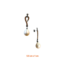 Crown Zirconia Drop Snake Earrings