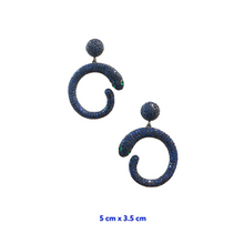 Delmondo Zirconia Snake Earrings