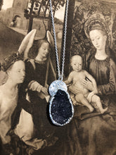 Druzy Tear Drop Stone Necklace