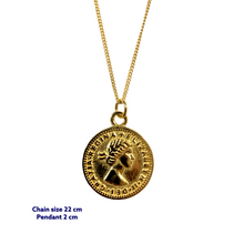 Elizabeth II Six Pence 1965 Coin Necklace