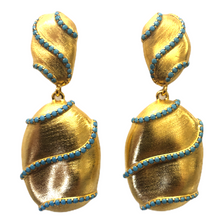 Goldenura Gold Vermeil Zirconia Earrings