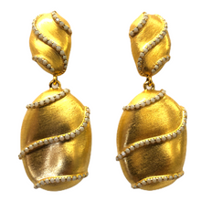 Goldenura Gold Vermeil Zirconia Earrings