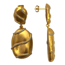 Goldenura Gold Vermeil Zirconia Earrings