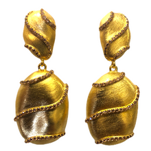 Goldenura Gold Vermeil Zirconia Earrings