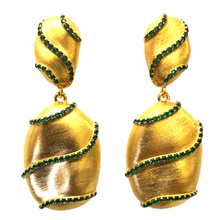 Goldenura Gold Vermeil Zirconia Earrings