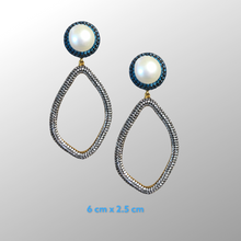 Marlies Zirconia Pearl Earrings
