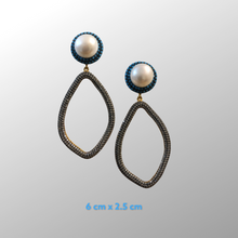 Marlies Zirconia Pearl Earrings