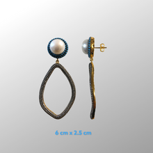 Marlies Zirconia Pearl Earrings