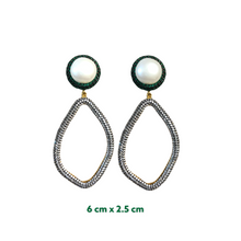 Marlies Zirconia Pearl Earrings
