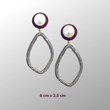 Marlies Zirconia Pearl Earrings