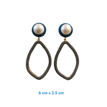 Marlies Zirconia Pearl Earrings