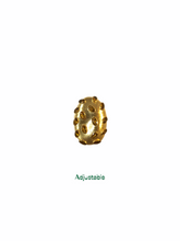 Mathew Champagne Diamond Cut Pavel Statement Ring