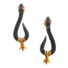 Mini Zirconia Snake Earrings