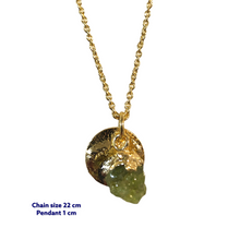 Peridot Mini Gold Necklace