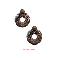 Pink Relli Baugette Zirconia Earrings