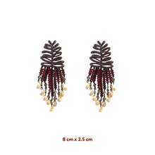 Reila Precious Stone Pearl Earrings
