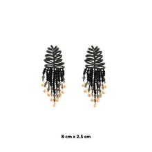 Reila Precious Stone Pearl Earrings