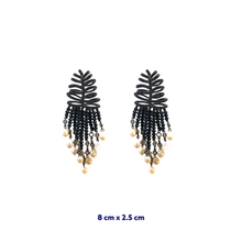 Reila Precious Stone Pearl Earrings