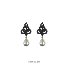 Sahmaran Pearl Serpent Earrings