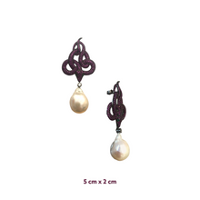 Sahmaran Pearl Serpent Earrings