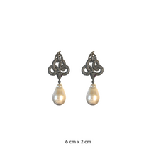 Sahmaran Pearl Serpent Earrings