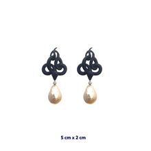 Sahmaran Pearl Serpent Earrings