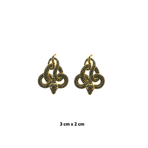Sahmaran Serpent Earrings
