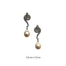 Snake Pearl Earrings