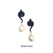 Snake Pearl Earrings