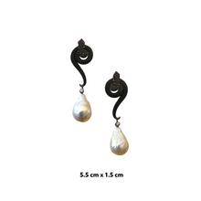 Snake Pearl Earrings