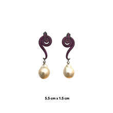 Snake Pearl Earrings