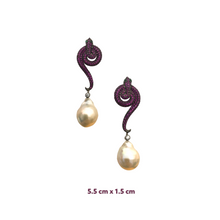 Snake Pearl Earrings