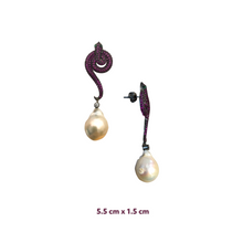 Snake Pearl Earrings