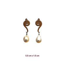 Snake Pearl Earrings
