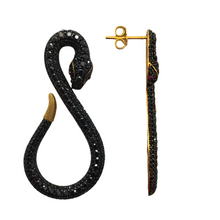 Snake Precious Zirconia Earrings