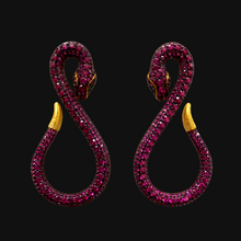 Snake Precious Zirconia Earrings