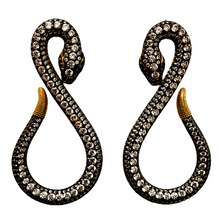 Snake Precious Zirconia Earrings
