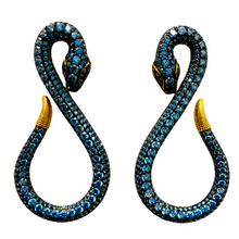 Snake Precious Zirconia Earrings