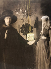 Square Rose Gold Coin Necklace