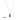 Tear Drop Aqua Marine Stone Necklace