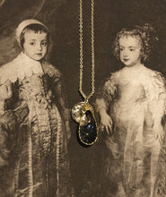 Tear Drop Smoky Quartz Gold Necklace