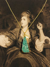 Triangle Amazonite Gold Necklace