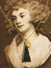 Triangle Druzy Gold Necklace