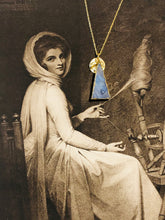 Triangle Moonstone Gold Necklace