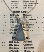 Triangle Moonstone Necklace