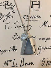 Triangle Moonstone Necklace
