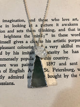 Triangle Raw Jade Stone Necklace
