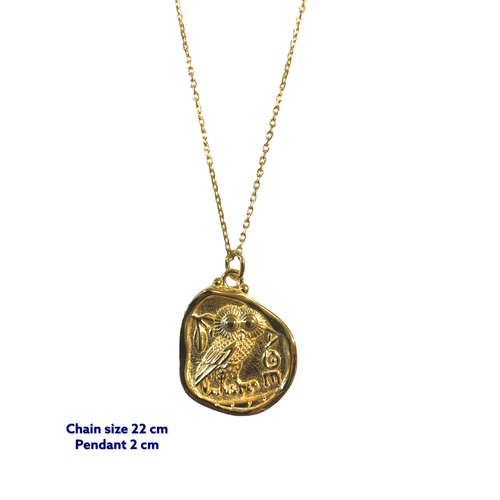 Vintage Style Owl Pendant Necklace