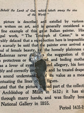 Wing Aqua Marine Stone Necklace